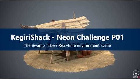 3DModeling  - KegiriShack - Unity Neon Challenge P01