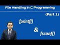 Understanding of File Handling in C Programming (Part 1) | By Professor Pankaj Gupta | BIIT