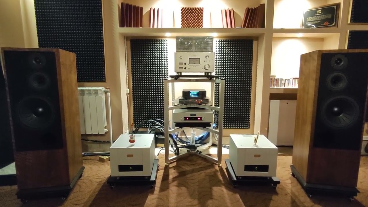 Clone Telos 600 ピュアポストパワーアンプ、GOLDMUD回路 Goldmund Telos 600 (monoblock power amplifier) + Goldmund Mimesis