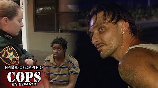 A woman crashes into a house | Season 27 Episode 32 | COPS in SPANISH