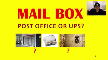 Renting a PO Box at a Post office or at a UPS store? NIK NIKAM