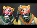 Custom vs real mythic legion Gawrychh the Unpredictable Side by side