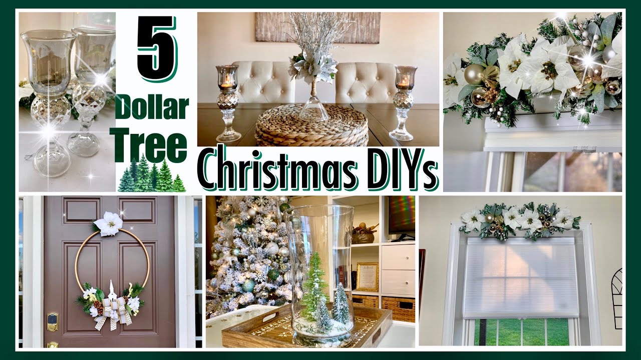 Dollar Tree CHRISTMAS DIYs - YouTube
