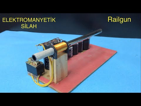 ELEKTROMANYETİK SİLAHLAR NASIL ÇALIŞIR, (Railgun) ELEKTROMANYETİK SAVAŞ TOPU YAPIMI