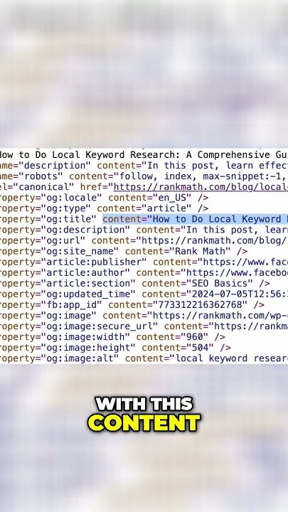 What Are Open Graph Meta Tags? - YouTube