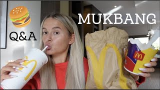 Q&A MUKBANG 🍔🍟 | BOYFRIEND ARGUMENTS, OUR CATS, DEALING WITH SOCIAL MEDIA ❤️ | MOLLYMAE