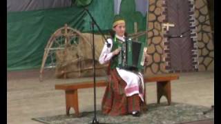 Polka Waltz. Competition Of Harmonika Players In Lithuania. Playing Danguolė Augulytė.