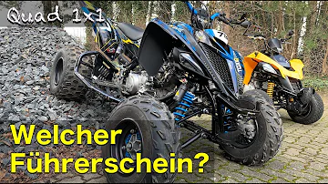 Wie viel ccm Quad darf man mit Klasse B fahren?