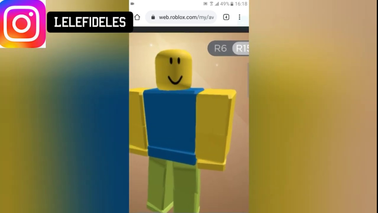 COMO FAZER O NOOB NO ROBLOX!GRÁTIS! 