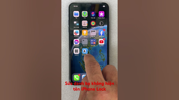 Lỗi iphone 6 không hiện tên danh bạ