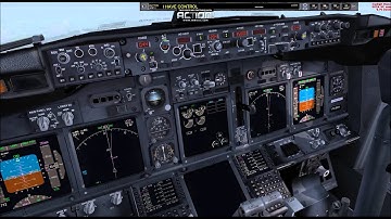 EHAM to LFMN with FS2Crew & ProATC X showing AI Controller 1 4B in action