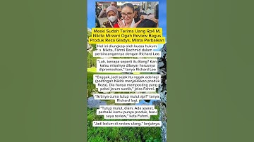 Thumbnail of Meski Sudah Terima Uang Rp4 M, Nikita Mirzani Ogah Review Bagus Produk #rezagladys #nikitamirzani