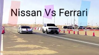 Nissan Patrol 3000HP Vs Ferrari SF 90