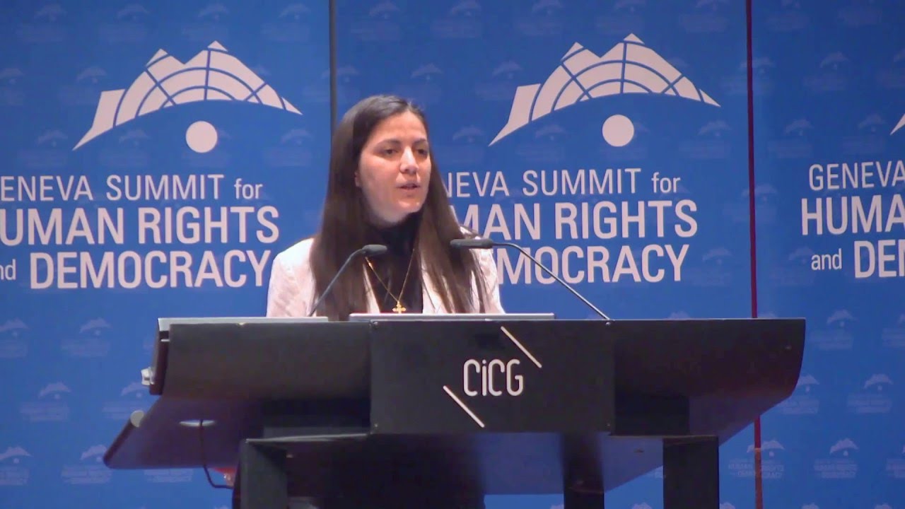 Rosa Maria Paya at Geneva Summit 2016