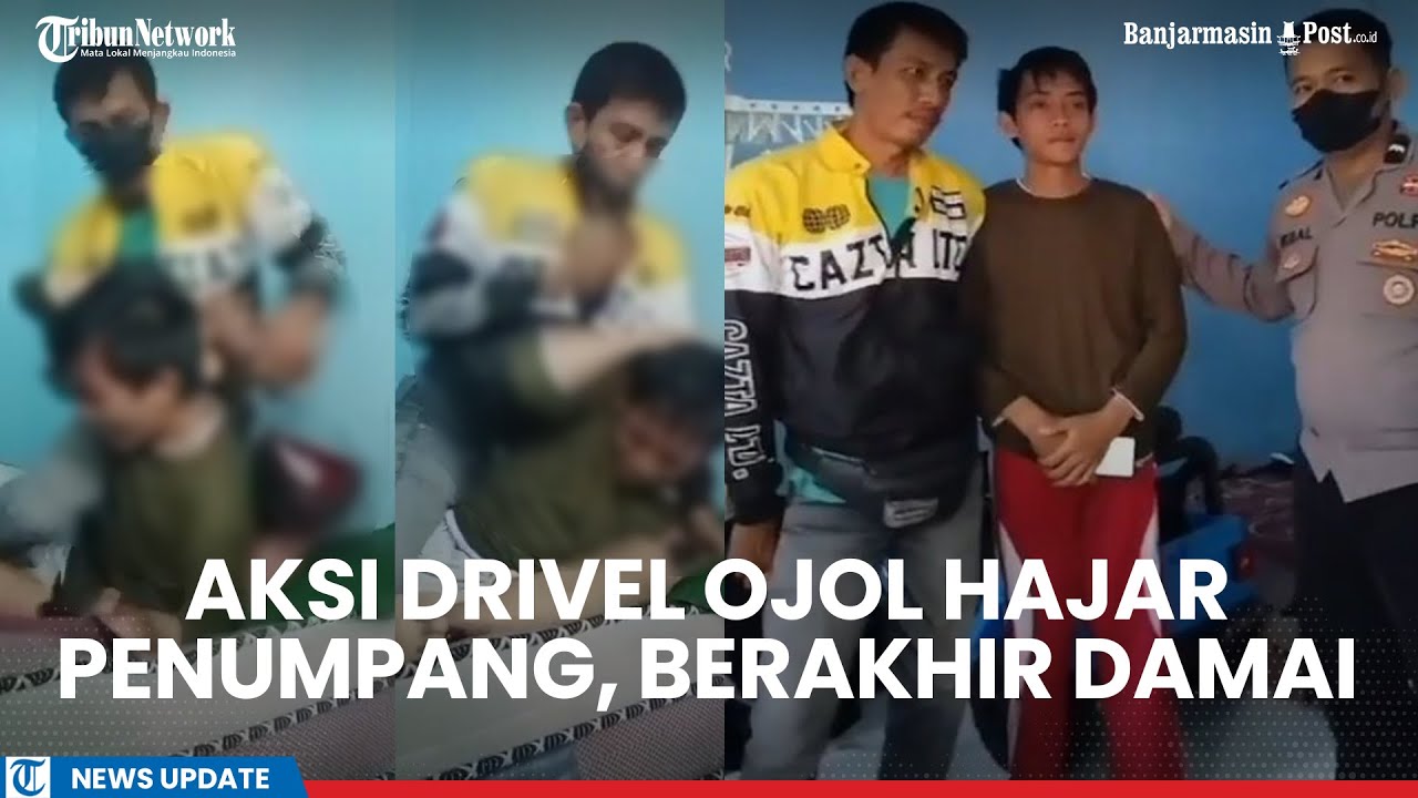 Viral Video Aksi Drivel Ojol Hajar Penumpang, Emosi Diajak Hubungan Sesama Jenis