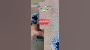 Turning the PieceRelax Puzzle Canvas into stunning wall art! 🖼️✨