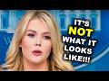 Press Sec. SINKS As Claims Against Trump's Accuser In Epstein Files Fall Apart