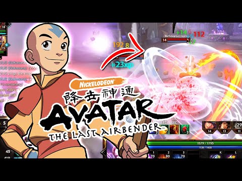 AANG THE AVATAR IS IN SMITE!