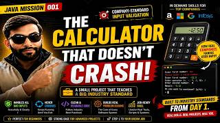 The Calculator Project That Teaches Real Industry Standards | Java Mission 001