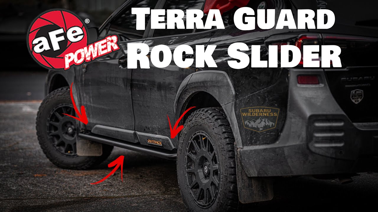 CHECK OUT the All NEW aFe Terra Guard Rock Slider for the Subaru