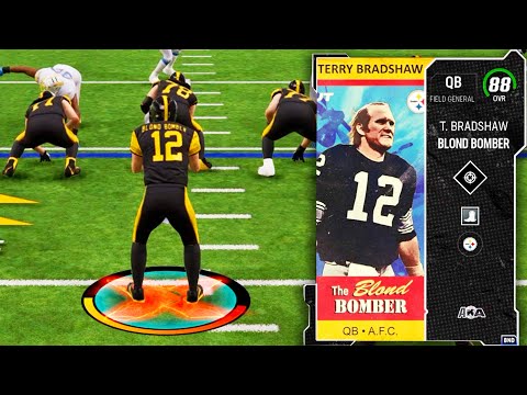 AKA TERRY BRADSHAW! THE BLOND BOMBER HAS A CANNON! Madden 24