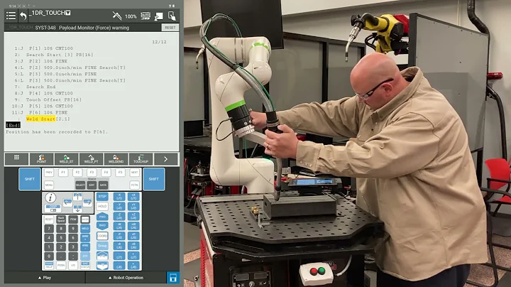 Setting Up 1D Touch Sense with Rotation – Lincoln Electric Cobot Training Video