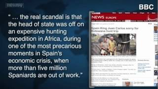 Spanish King Under Fire for Elephant Hunting