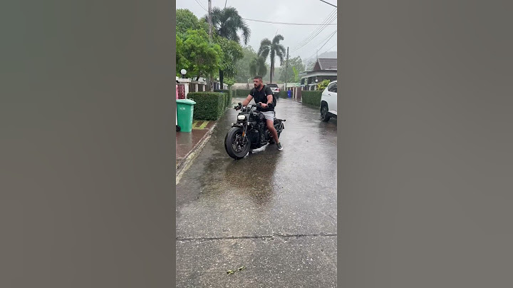 Harley Davidson Sportster S #harleydavidson #harley #travel #rain #bikelife #thailand