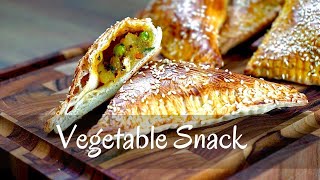 Vegetable Snack Recipe | How to Make Roll Snack Fast and Easy