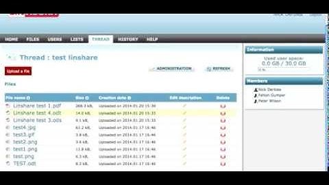 LinShare.org quick features presentation