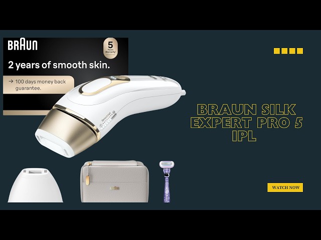 Braun Silk Expert Pro 5 IPL Device – Confidence Boost Daily