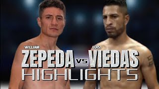 WILLIAM ZEPEDA VS LUIS VIEDAS HIGHLIGHTS / BOXING