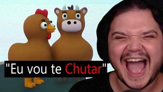 Escalando tudo e CHORANDO de rir | Climber Animals: Together com amigos