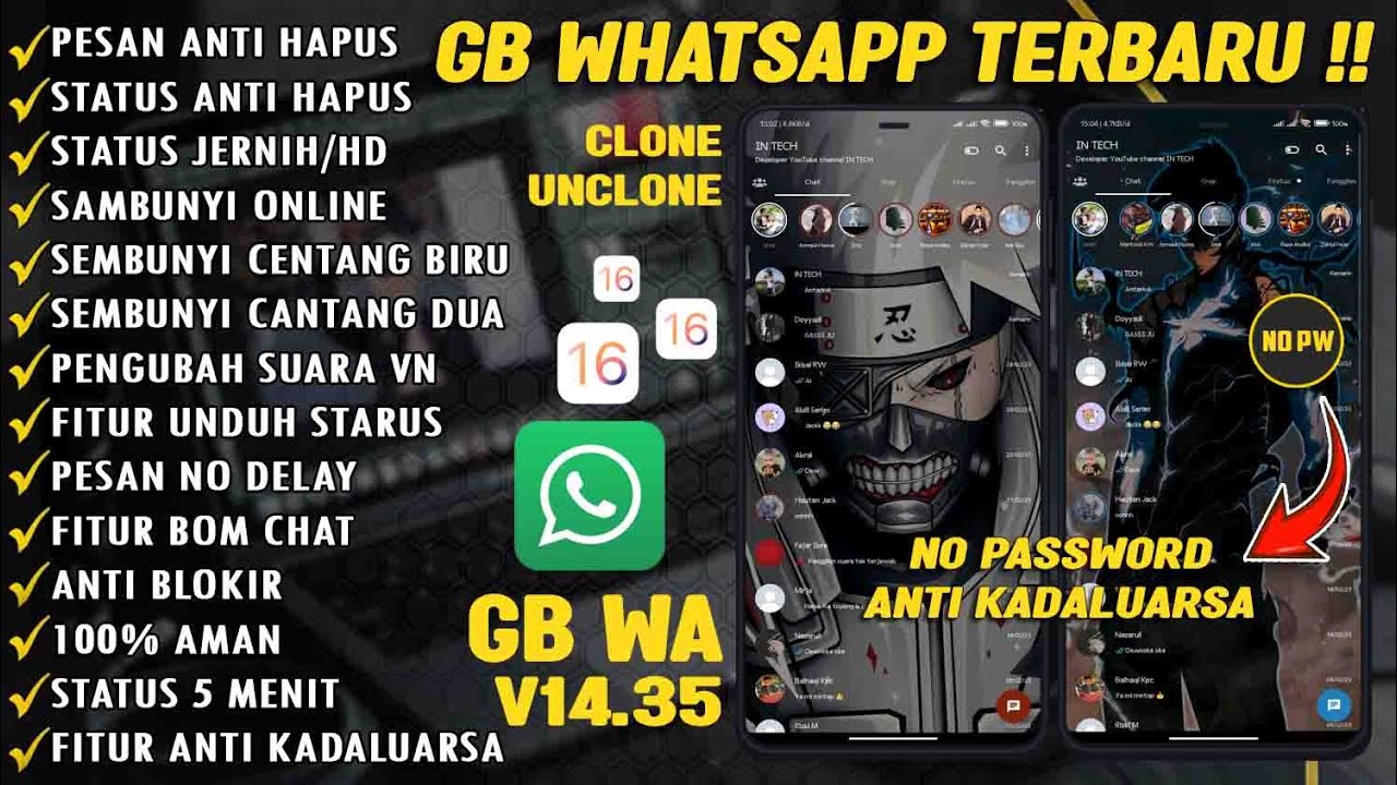 GB WHATSAPP TERBARU 2023 || GB WA VERSI V14.35 TERBARU 2023 -NO PW