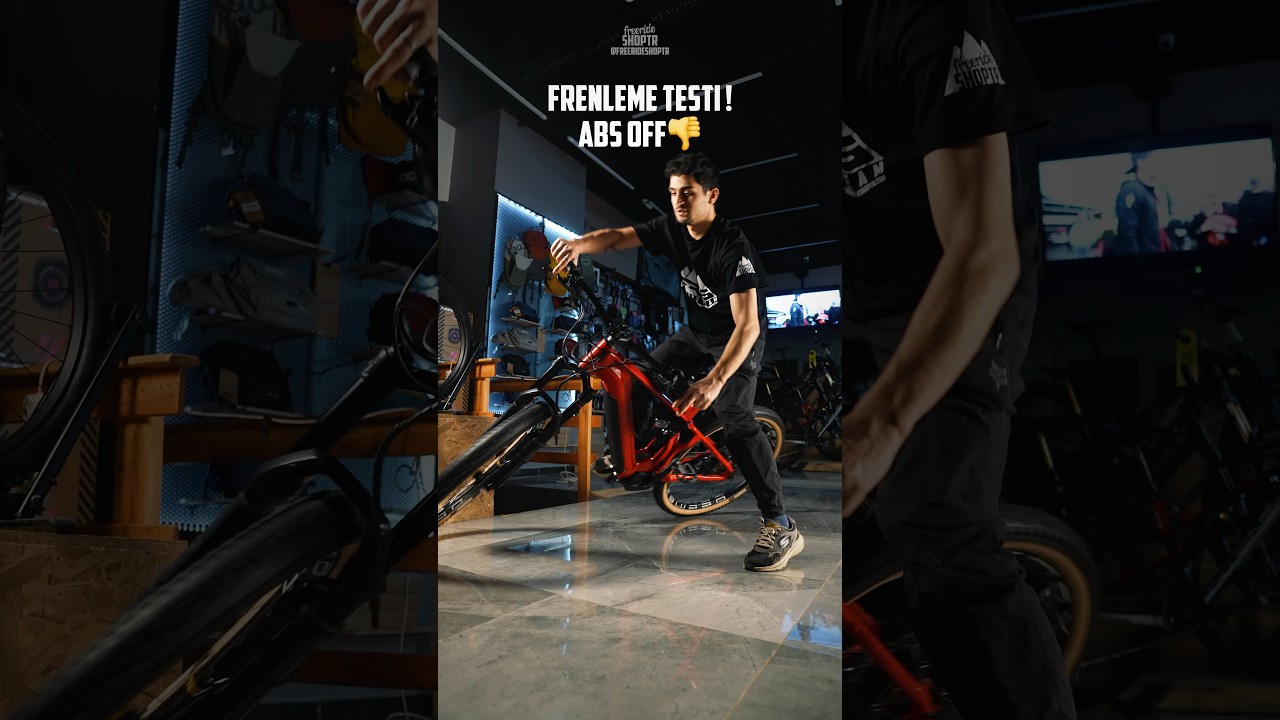 Bisiklette ABS olur mu? Olur 😬🤘