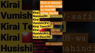 Viambajengo vya sentensi-Kirai 🌴 Viambajengo vya sentensi-Kirai 🌴