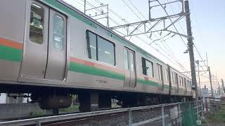 【良いジョイント音】E231系1000番台ヤマU515編成＋コツS-23編成通過