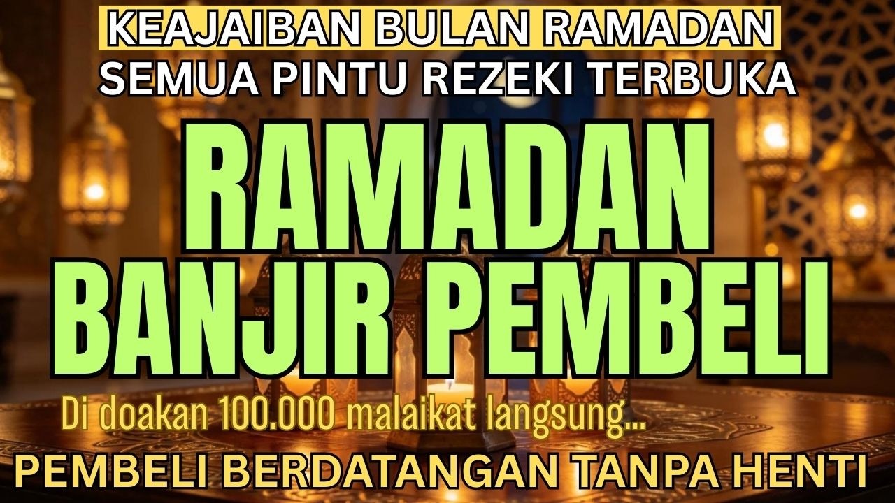 PELARIS SPESIAL RAMADAN🔴 Panglaris Dagangan Dan Penarik Pembeli Melariskan Langsung