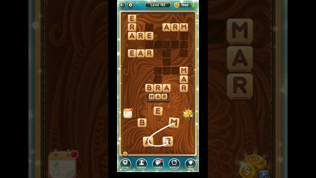 WordCross Game level 162 / Latest Puzzle gameplay / Gameplay 2022 / 