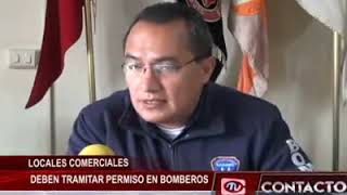 Bomberos piden renovación de permisos