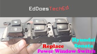 How To: Replace Hyundai Sonata Power Door Window Switch | LIVE DEMO | White Shirt Installation by EdDoesTechEd 3,681 views 3 years ago 12 minutes, 3 seconds