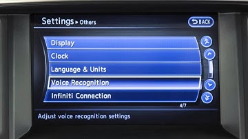 2014 Infiniti QX60 - Vehicle Phonebook (if so equipped)