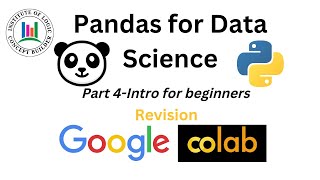 Python Pandas | Pandas for beginners | Part 4