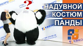 КОСТЮМ ПАНДА НАДУВНАЯ / Смешные панды / Bear panda inflatable costume
