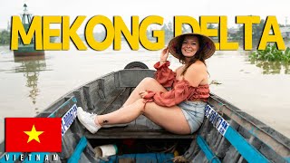 We explored the LARGEST FLOATING MARKET! Mekong Delta Tour