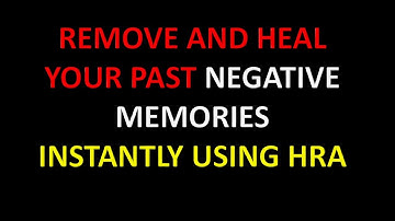 Heal Your Negative Past Memories Instantly Using Hidden Resource Activation Technique