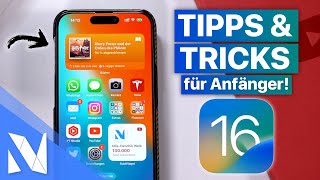 iPhone Tipps & Tricks für Anfänger und Neulinge mit iOS 16! | Nils-Hendrik Welk