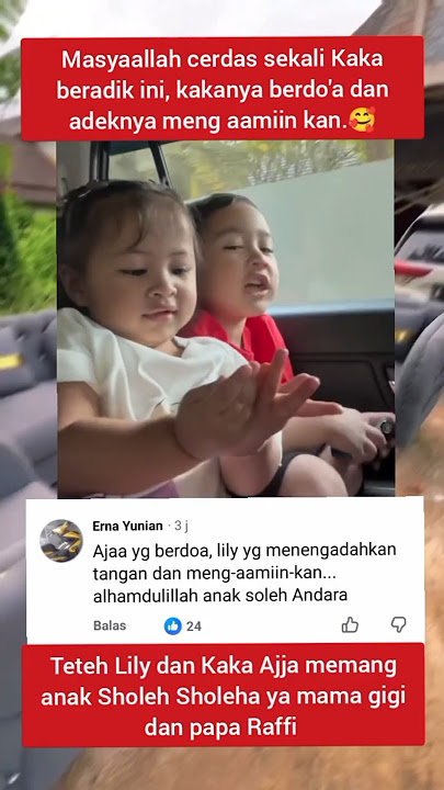 Lily and Kaka Ajja, children of Sholeh and Sholeha Andara #trending #lily #shortvideo