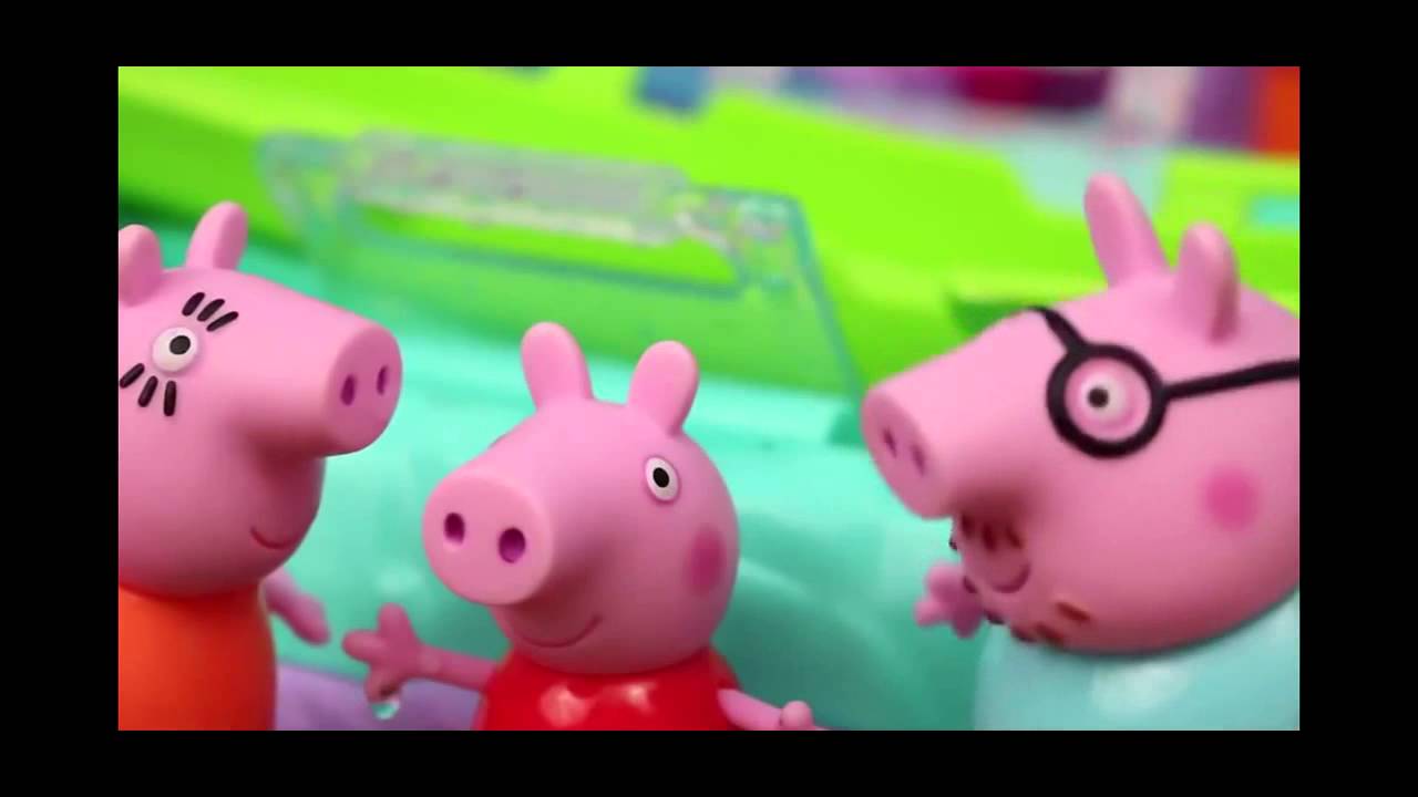 Peppa Pig Roller Coaster Polly Pocket Resort Theme Park Pig Car