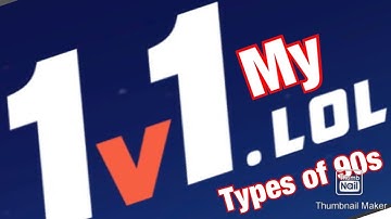 My types of 90s in 1v1.lol